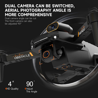 S91 4K الطائرة بدون طيار مهنة تجنب عقبة كاميرا مزدوجة أجهزة الاستقبال عن بعد درون FPV 5G واي فاي طويلة المدى التحكم عن بعد ألعاب هليكوبتر - Image 3